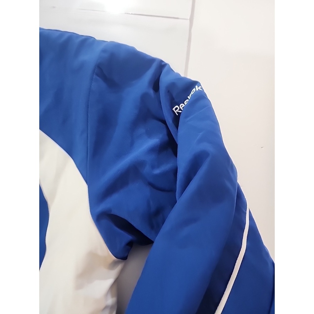 Reebok NFL Team Apparel Colts Sideline Jacket XL Blue Heavyweight Fleece Lined - Picture 5 of 12